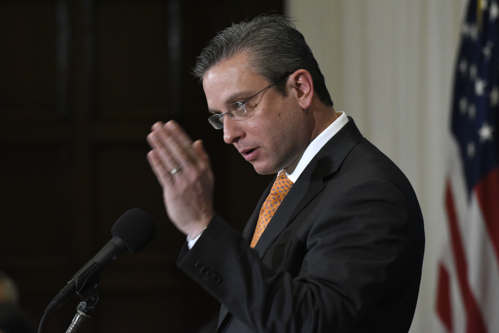 Puerto Rico Gov. Alejandro Javier Garcia Padilla said on Sunday that negotiators for the U.S. territory's government have failed to reach a last-minute deal to avoid a third default and that he has issued an executive order to withhold payment.