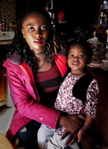 Perkins, a refugee from the Democratic Republic of Congo, and her daughter, Tiana, now live with their adoptive family in Norridgewock.