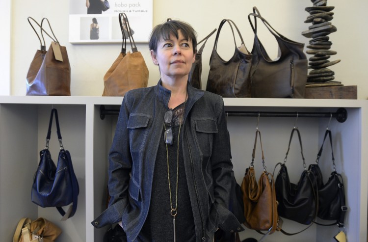 Natasha Durham once owned three restaurants in Portland. Now she is a handbag designer.