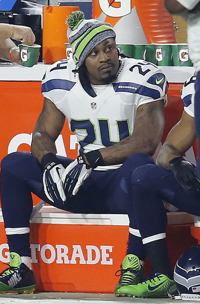 Marshawn Lynch let it be known during the Super Bowl that he intended to retire, posting a picture on Twitter.