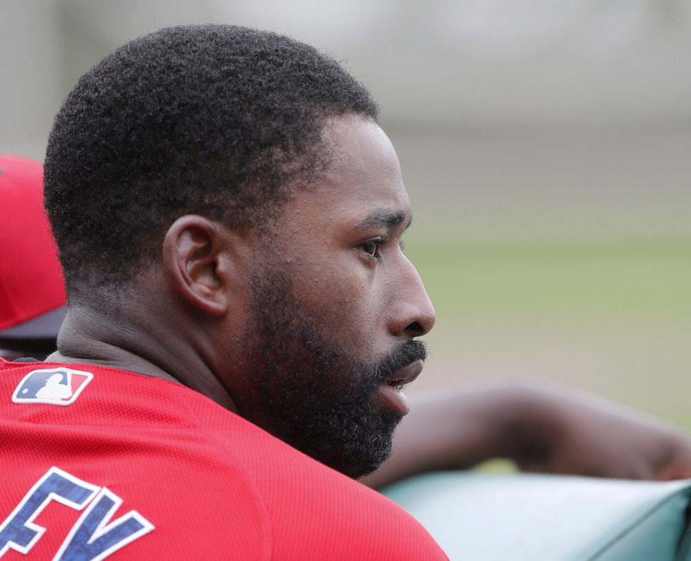 Jackie Bradley Jr. has learned to go after his pitch when he gets it instead of constantly sitting back and falling behind while trying to work the count.