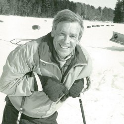 John Christie at Washington Pond in the 1990s. He was remembered as an outgoing, energetic presence.