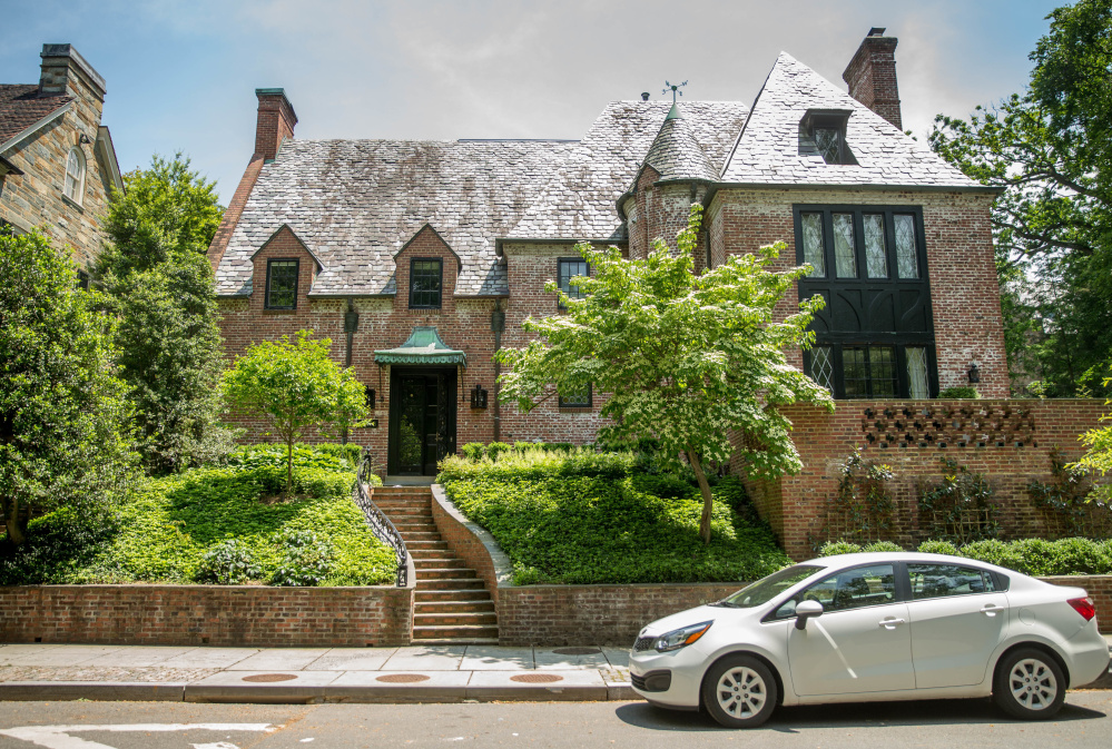 The nine-bedroom mansion that the Obamas are rumored to be considering is in one of Washington's poshest neighborhoods. It has eight and a half bathrooms.