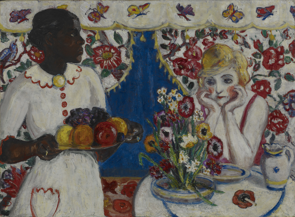 "Jenny and Genevieve," ca. 1915, by Florine Stettheimer