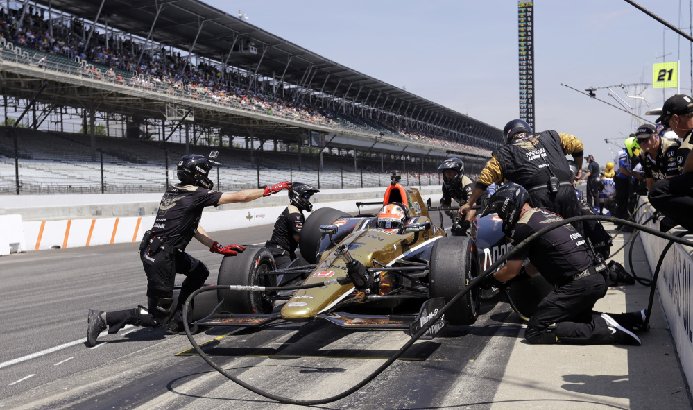 James Hinchcliffe nearly died from injuries in a practice crash before last year's Indianapolis 500. This year, he'll start the 100th running of the race from the pole position.