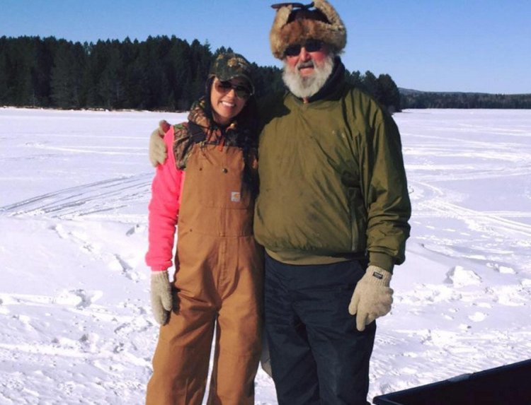 Kimberly Hill's Facebook profile photo was taken during a day of ice fishing and posted in February. The Hill family own a camp in West Forks. Hill died in March when she somehow left the cab of her boyfriend's moving pickup truck on U.S. Route 201 in The Forks. Facebook photo