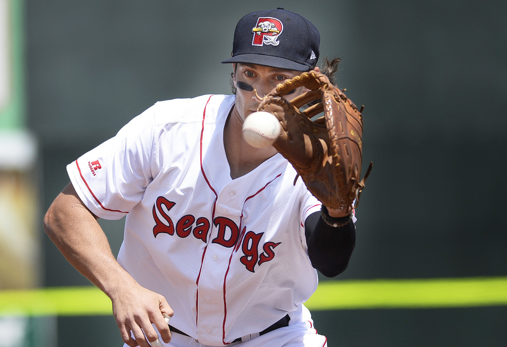 Ryan Court of the Sea Dogs is making good use of a second chance in the minors after playing for an independent team.