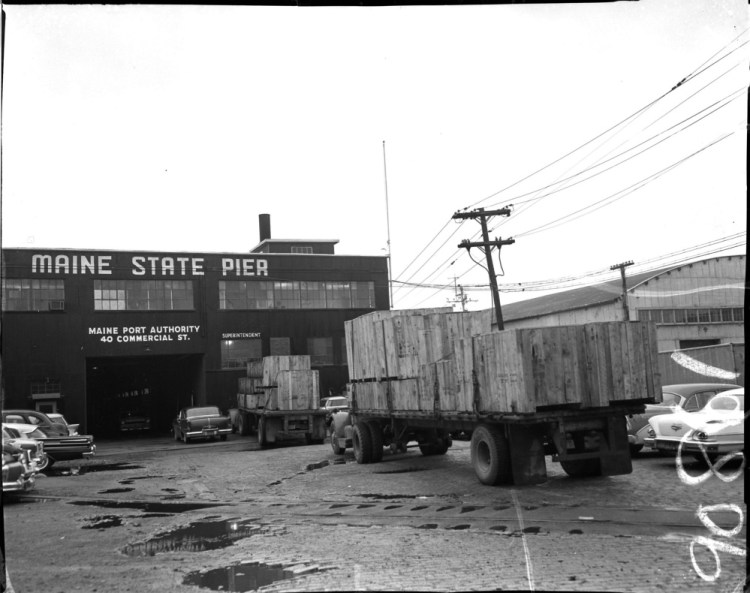 The Maine State Pier in 1958.