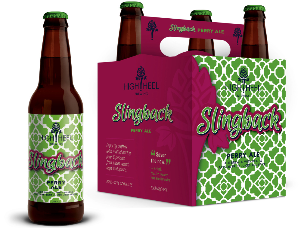 High Heel Brewing's Slingback ale is infused with chamomile, elderflower and passion fruit. "What a slap in the face to all women brewers and drinkers," a Facebook commenter said.