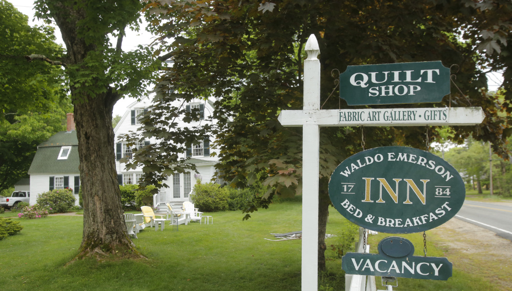 Kennebunk residents will vote next week on a zoning change to allow bed-and-breakfast businesses in certain parts of town to rent out six rooms instead of four. Kathy and John Daamen, innkeepers of the Waldo Emerson Inn in Kennebunk, say the change is the only way they'll be able to stay in business.