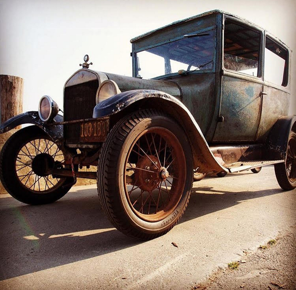 The humble Farmer owned this 1926 Model T in high school and recently drove it to his 63rd reunion. Philip Reinhardt, who now owns the sedan and loaned it out for the occasion, is studying automotive restoration at a college in Kansas.