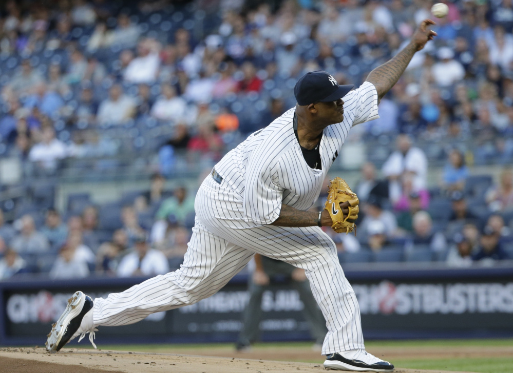 CC Sabathia had a strong game for the Yankees, with seven shutout innings in a 4-0 win over the Tigers at New York on Friday. The Yankees moved a game over .500 with the win.