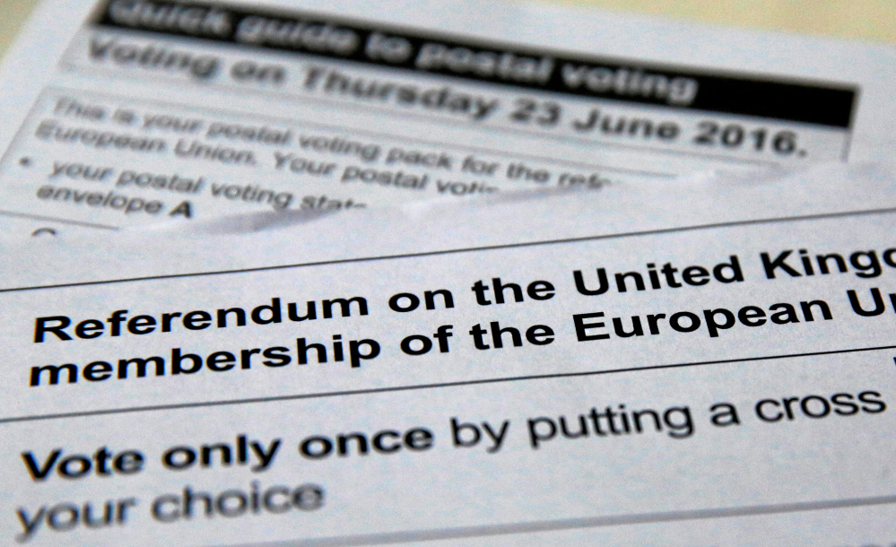 On June 23, voters will decide whether the United Kingdom will remain in the European Union. Five polls this week indicate that the "Leave" side is ahead.