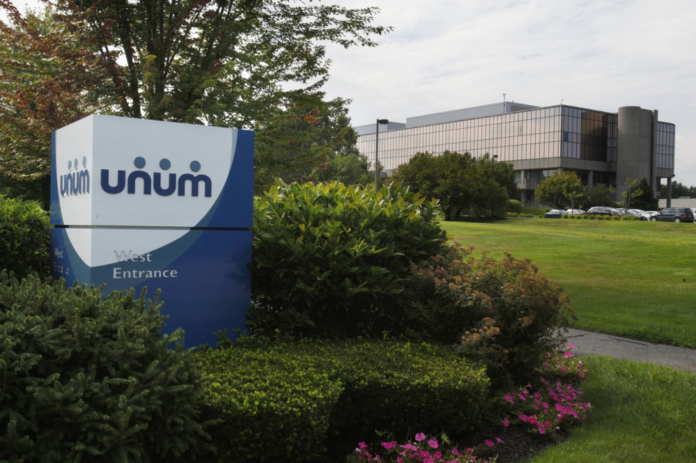 Tennessee-based Unum employs about 3,000 workers in Maine; this 2012 photo shows its Portland site.