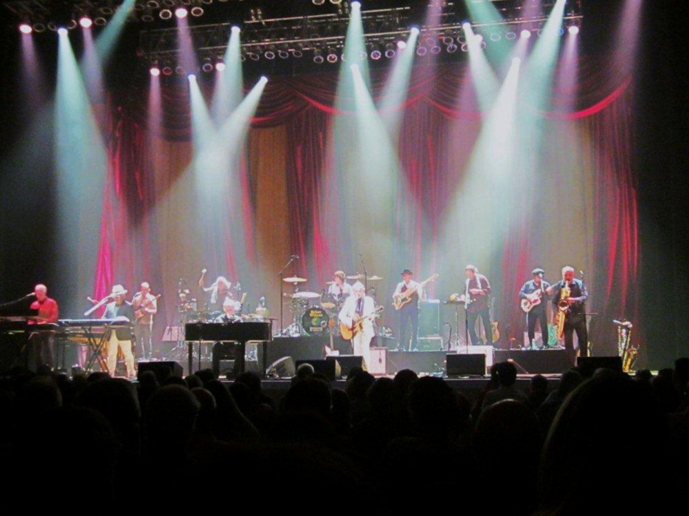 Brian Wilson performs at Merrill Auditorium in Portland.