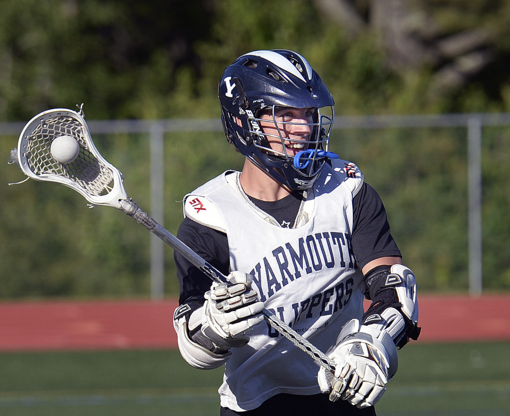Yarmouth's Walter Conrad and his senior teammates are getting their wish, to end their high school careers with a game against Falmouth – the first time the rivals have met in a state final.