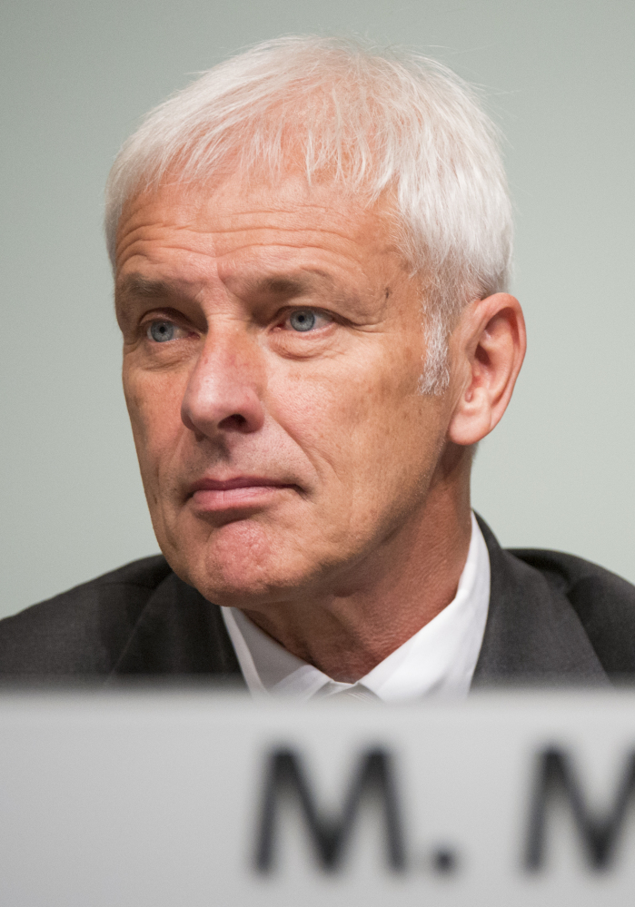 VW CEO Matthias Mueller in Hanover, Germany on Wednesday said, "What's done cannot be undone."