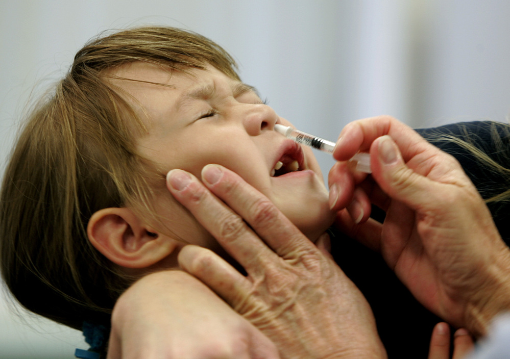 AstraZeneca's FluMist was seen as better than traditional flu shots to prevent the illness in children. Now a federal advisory committee recommends that doctors stop using it on patients.
Associated Press/Chris Gardner