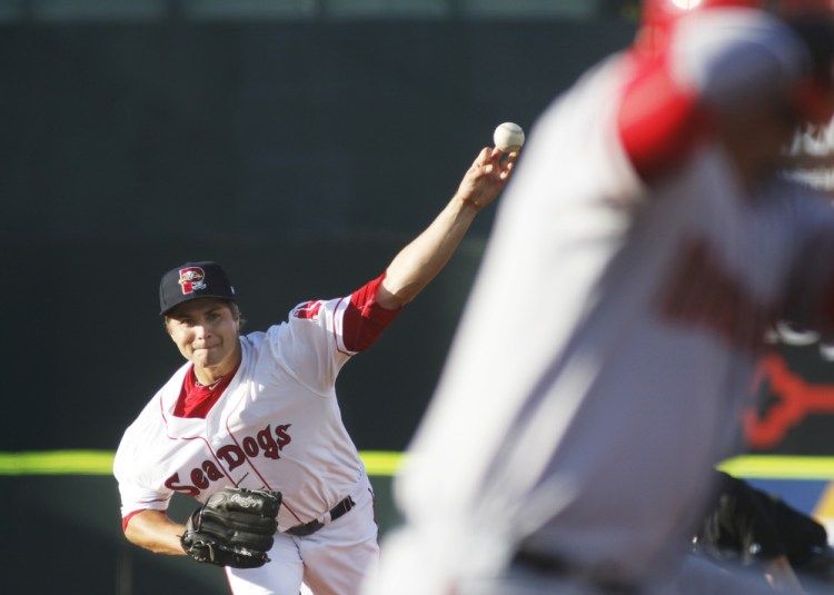 Portland pitcher Jalen Beeks hopes to earn a call-up to the Red Sox.