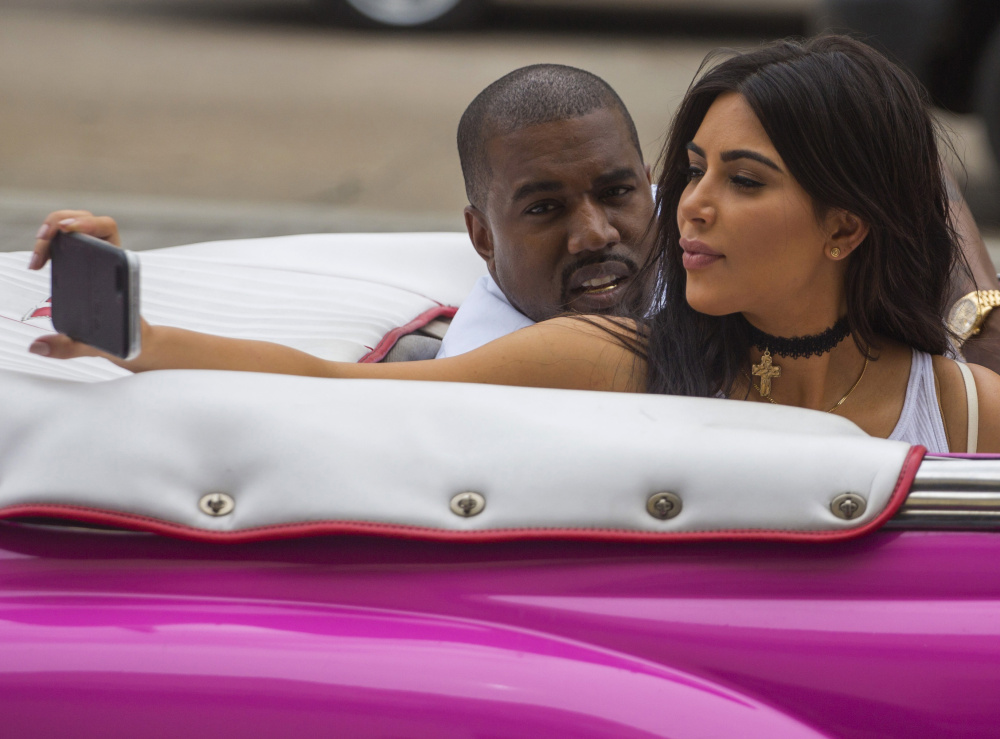 Kanye West and his wife, Kim Kardashian, appear in his "Famous" video, as do a slew of other celebrities – depicted unclothed.