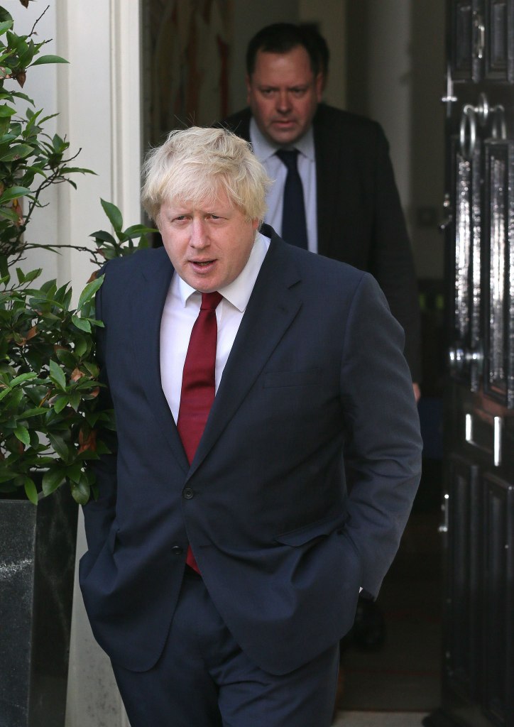 British MP Boris Johnson, considered to be a leading candidate to replace David Cameron as prime minister, leaves his home in London Friday.  Johnson said the vote to leave the EU gives Britons a "glorious opportunity" to take control. "It was a noble idea for its time; it is no longer right for this country," he said. The former London mayor did not say if he plans to contend for the Conservative Party leadership. 