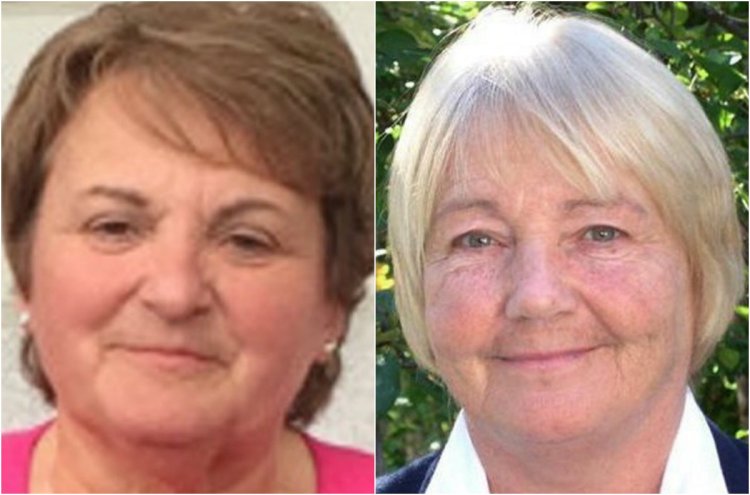 Susan Deschambault, left, Joanne Twomey, right, 2016 Democratic candidates in Senate District 32.