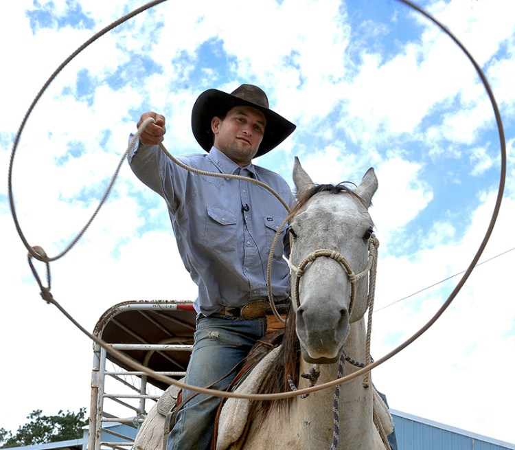 Oregon rancher Robert Borba and his horse Long John