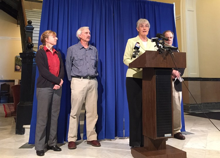 Lisa Pohlmann, executive director of the Natural Resources Council of Maine, says Gov. Paul LePage is using taxpayer money to pursue a "vendetta" against the environmental organization. Photo by Kevin Miller
