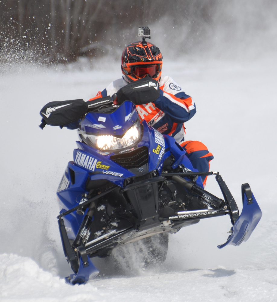 Ben Humphrey, 18, fuels his own competitive spirit on a snowmobile, and the 2016 Freeport High graduate loves it.
