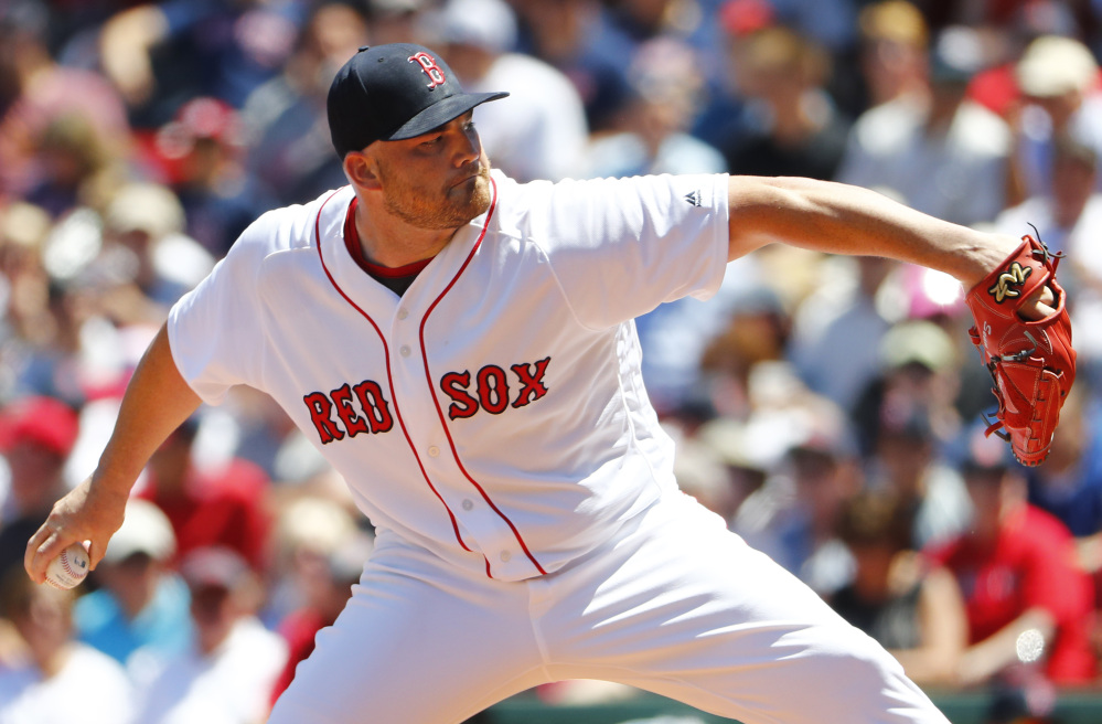 Sean O'Sullivan allowed two runs on four hits, pitching into the sixth inning, in the Red Sox' 10-5 win over the Los Angeles Angels on Sunday at Fenway Park in Boston.