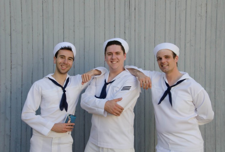 "On the Town," the classic story of three sailors on a 24-hour shore leave in New York City in 1944, is playing at Hackmatack Playhouse in Berwick.