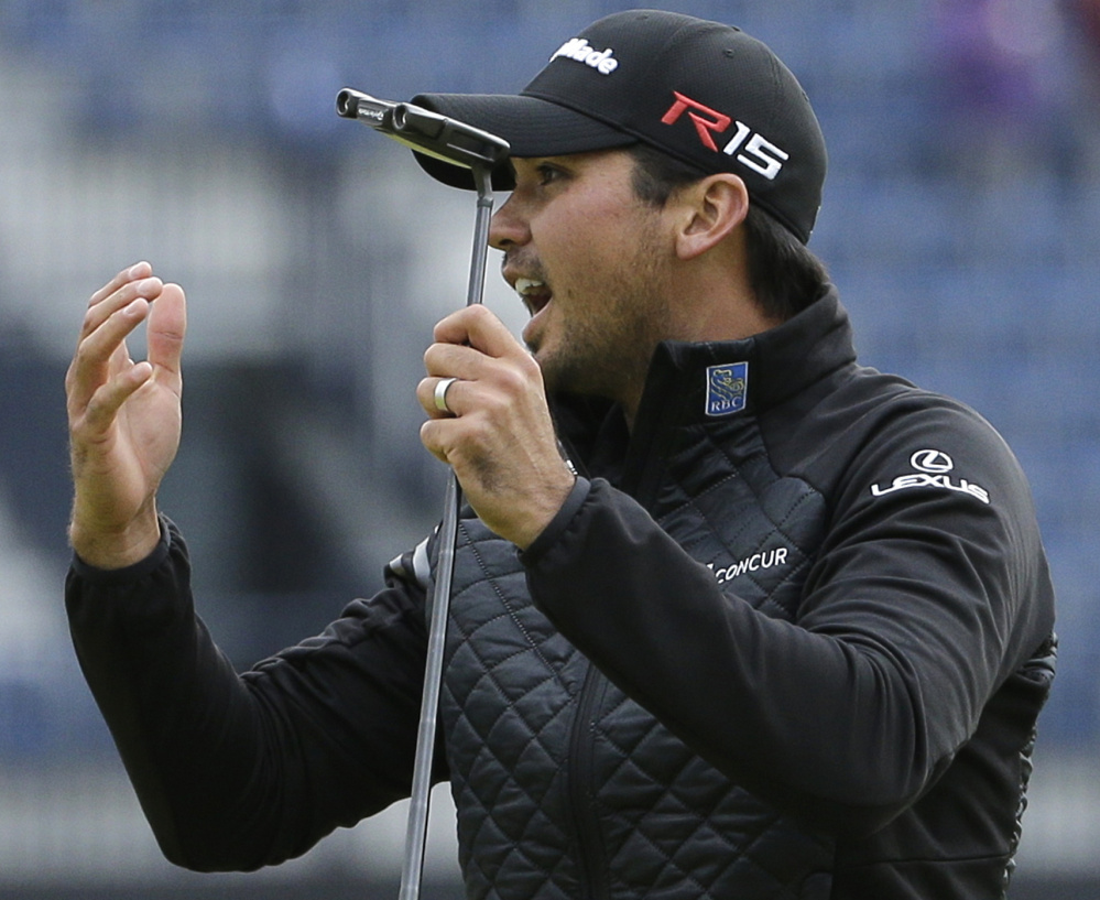 Jason Day was frustrated to miss a putt on the 16th hole of the final round of the British Open last year at St. Andrews, Scotland – where he just missed making a playoff.