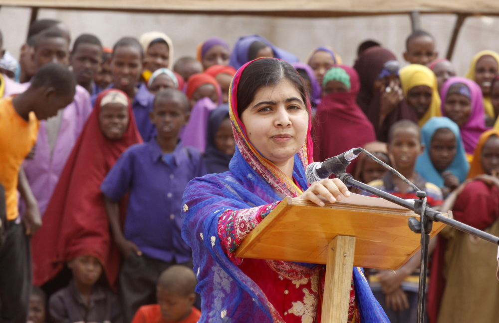 Malala Yousafzai is spending her 19th birthday in Kenya drawing attention to the global refugee crisis,.