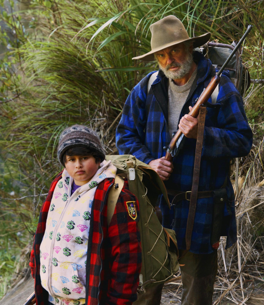 Julian Dennison, left, and Sam Neill in "Hunt for the Wilderpeople."