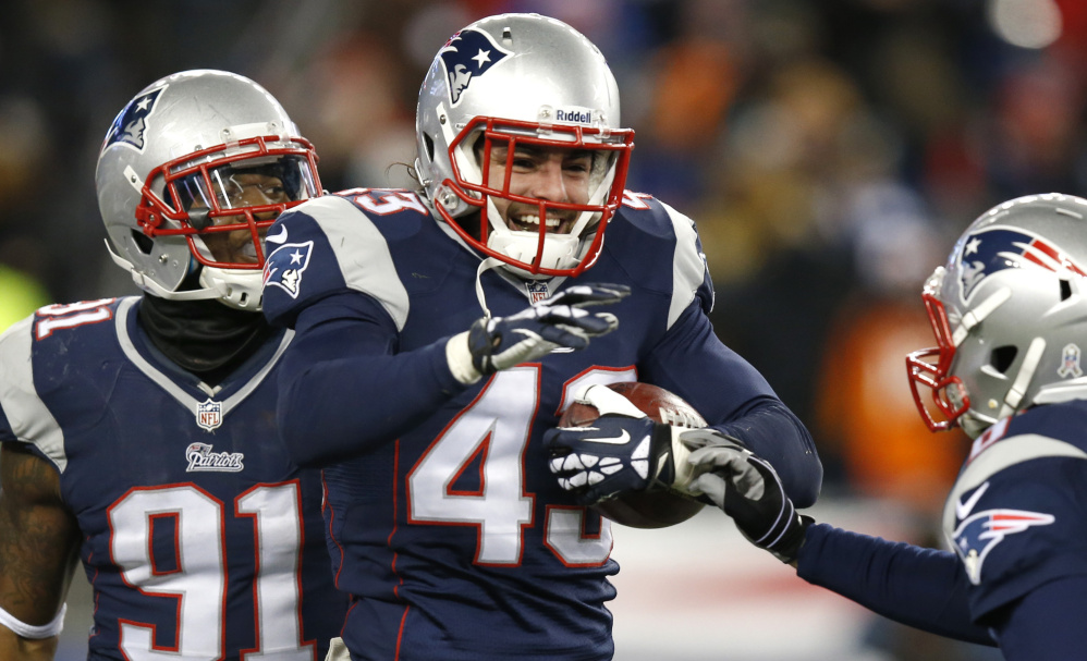 New England Patriots defensive back Nate Ebner makes his living as a football player, but he has been involved in rugby for much of his athletic career. He played on his high school rugby team before switching to football in college.