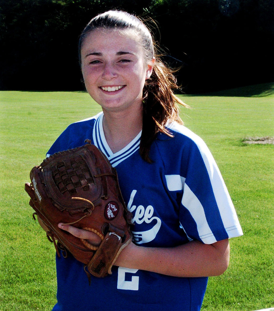 Messalonskee's Kirsten Pelletier is Morning Sentinel Softball Player of the Year.