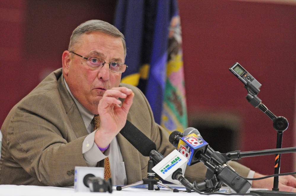 In 2014, Gov. Paul LePage ordered his staff not to do state business by texting, a policy that is being modified.