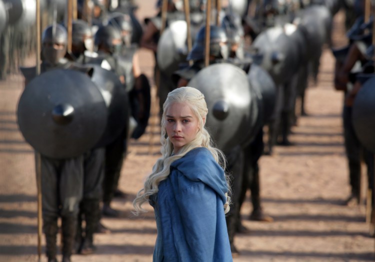 Emilia Clarke as Daenerys Targaryen, or the Mother of Dragons, in "Game of Thrones."