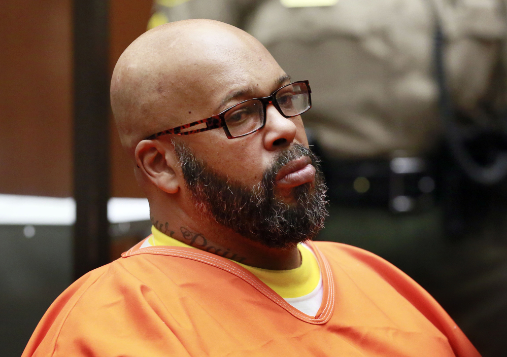 Marion "Suge" Knight is accused of running over two men in 2015, killing one.
Associated Press/Nick Ut