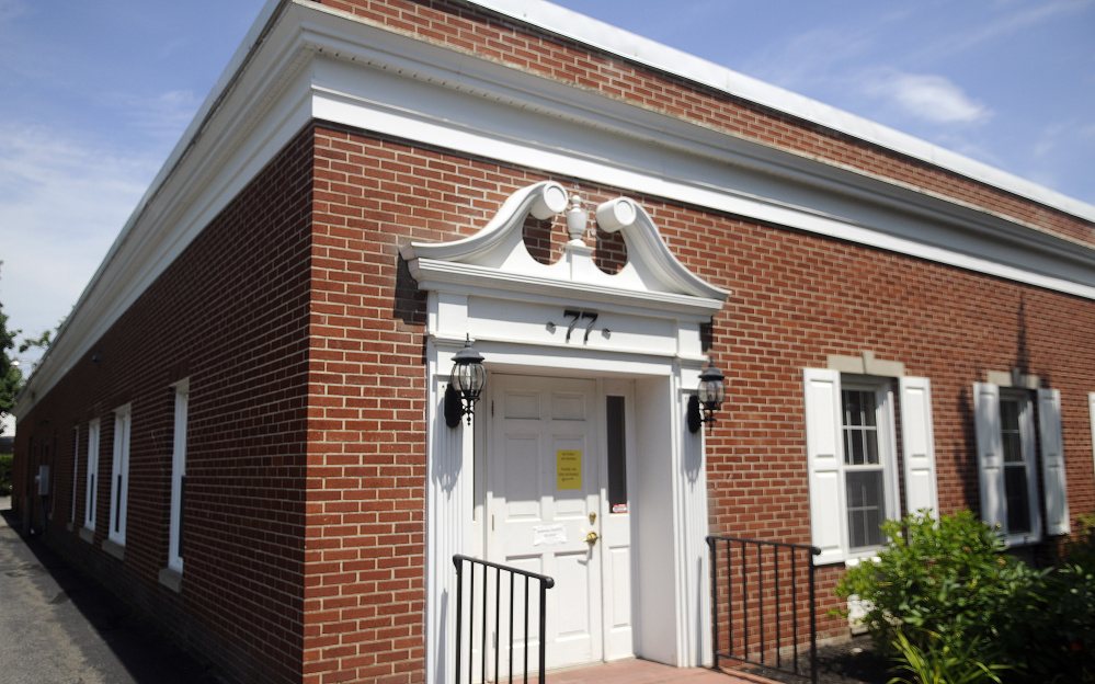 The new site of the Kennebec Country Registry of Deeds at 77 Winthrop St. in Augusta on Monday.