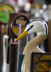 A duck distinguishes a Central Waters Brewing Co. tap handle at Sugar Maple in Milwaukee.
