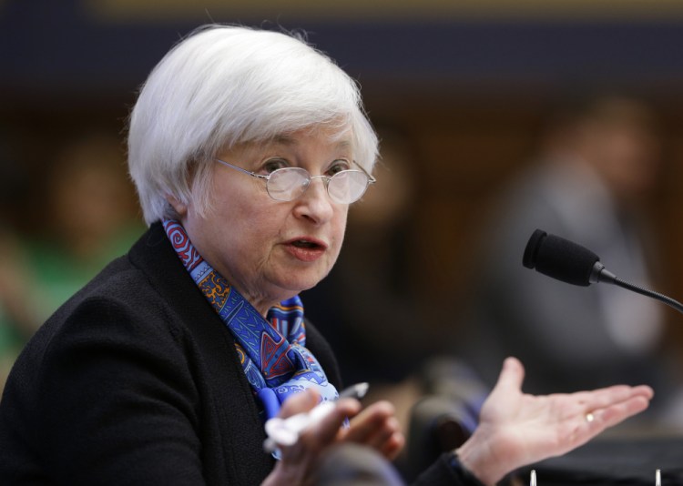 The Federal Reserve, led by Chair Janet Yellen, left interest rates unchanged Wednesday.