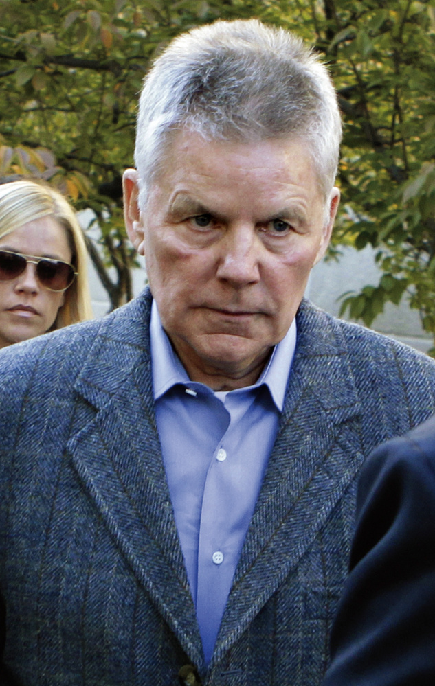Former Calif. Rep. Gary Condit leaves District of Columbia Superior Court in Washington, Monday, Nov. 1, 2010,  after testifying in the trial of Ingmar Guandique, the man charged with the murder of Chandra Levy.