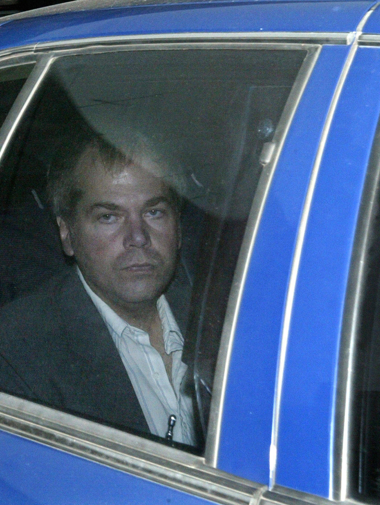 John Hinckley Jr., shown arriving at a 2003 court session, could be freed from a psychiatric hospital in August.