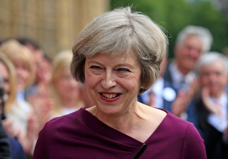 Conservative Party Home Secretary Theresa May will become Britain's next prime minister when Queen Elizabeth gives her formal blessing on Wednesday. Jonathan Brady/PA via AP