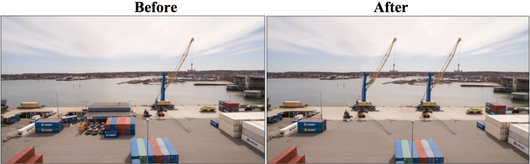 An image from the Maine Department of Transportation's successful grant application shows some of the port's proposed expansion projects, including the removal of a warehouse for an expansion of the wharf area and the addition of a new crane. 