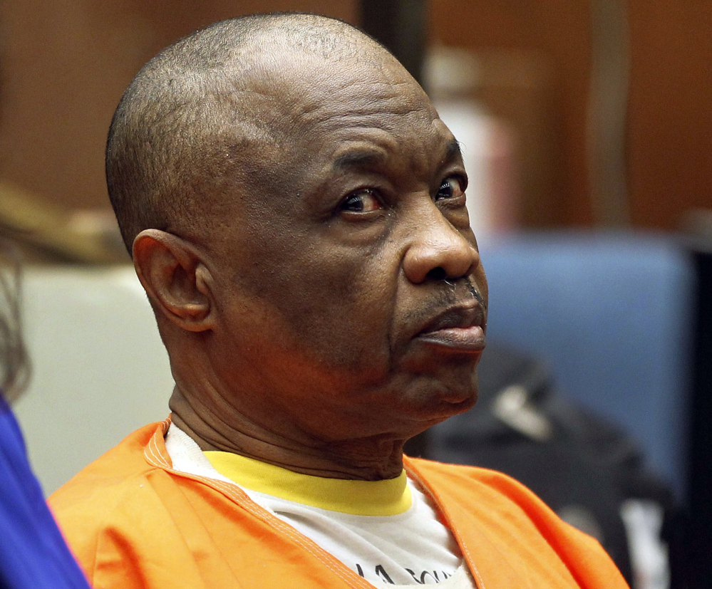 Lonnie Franklin Jr., who has been dubbed the "Grim Sleeper" serial killer, is shown during a court hearing last year. 