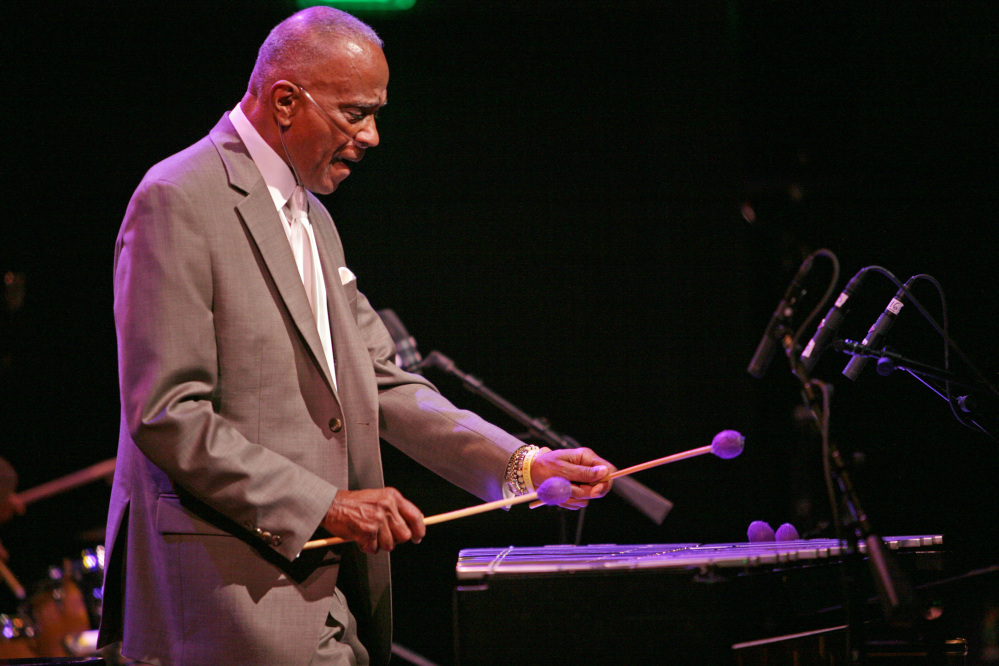 Jazz vibrophonist Bobby Hutcherson, shown performing in San Francisco in 2013, played with such greats as Herbie Hancock, Sonny Rollins and Dexter Gordon.