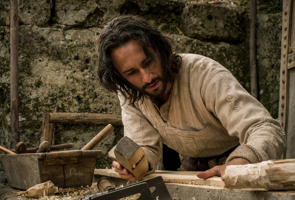 Rodrigo Santoro portrays Jesus in a scene from "Ben-Hur." The big-budget remake  was trampled under a herd of holdovers and new releases at the box office.