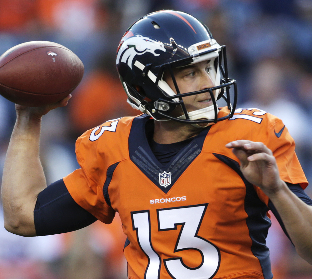 Trevor Siemian will start the Broncos' third preseason game as Denver continues its search for a replacement for Peyton Manning.